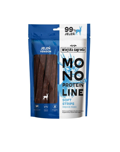 WIEJSKA ZAGRODA Monoprotein Snacks Jelen 100 g