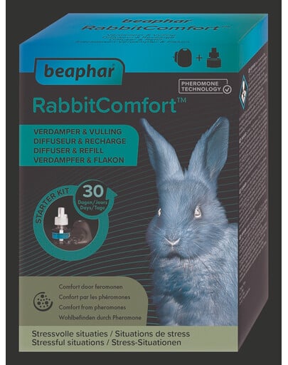 RabbitComfort Calming Diffuser Starter Kit 48 ml uspokajający dyfuzor dla królików
