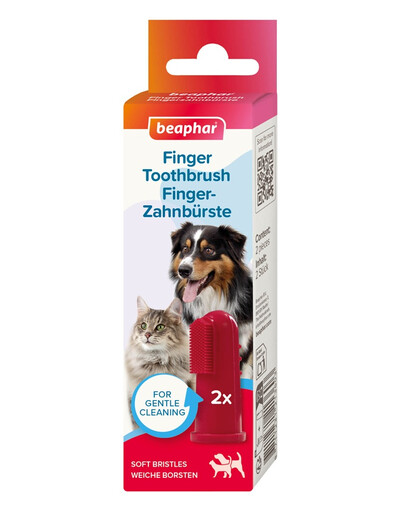BEAPHAR Finger Toothbrush prstový zubní kartáček pro psy a kočky