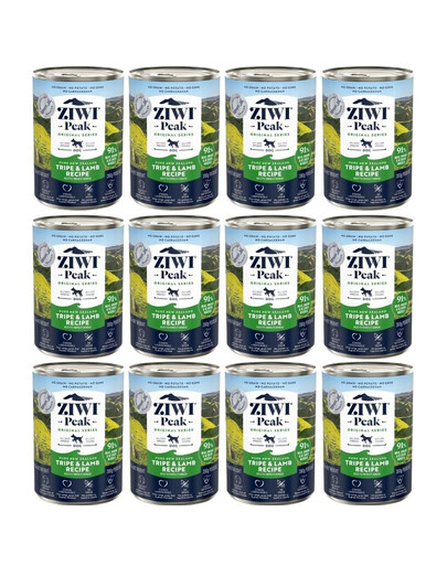 ZIWIPEAK Dog puszka dla psów 12 x 390 g