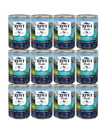 ZIWIPEAK Dog puszka dla psów 12 x 390 g