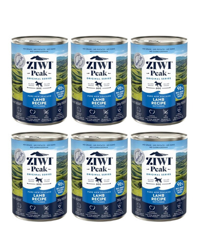 ZIWIPEAK Dog Lamb Jagnięcina 6x390 g