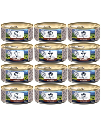ZIWIPEAK Cat Beef Wołowina 12 x 85 g