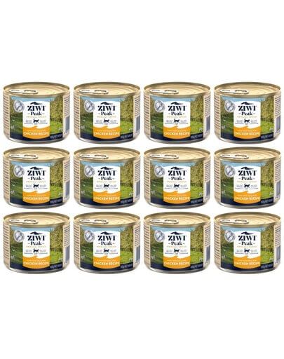 ZIWIPEAK Cat Chicken Kurczak 12 x 185 g