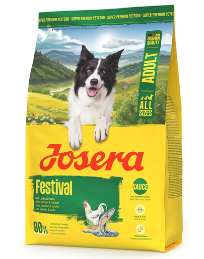 JOSERA Festival 3kg pro vybíravé psy s lahodnou omáčkou