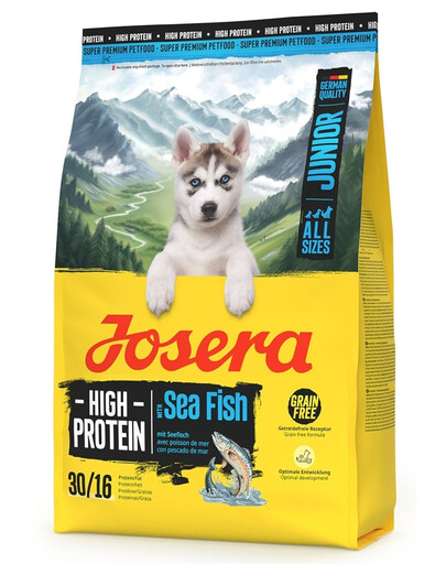 JOSERA High Protein Junior Sea Fish 3kg vysoce bílkovinné krmivo pro štěňata