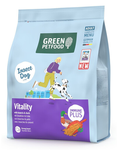 GREEN PETFOOD InsectDog with Duck Vitality 900g