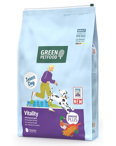 GREEN PETFOOD InsectDog with Duck Vitality 7,5kg