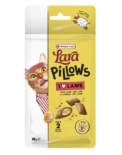 VERSELE-LAGA Lara Snack Pillows with Lamb Happy Chillz 60g pamlsek podporující relaxaci