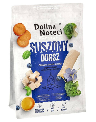 DOLINA NOTECI Premium Treska suché krmivo pro psy 3 kg