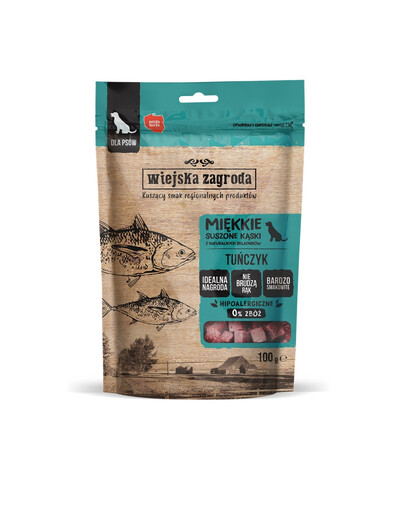 WIEJSKA ZAGRODA Tuňák pamlsek pro psa 100 g