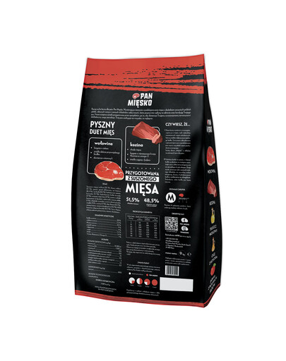 Wołowina z koziną M 9 kg