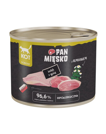 PAN MIĘSKO krmivo pro kočky s krůtou a husou 200 g