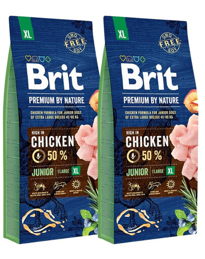 BRIT Premium By Nature Junior Extra Large XL 30 kg (2 x 15 kg)