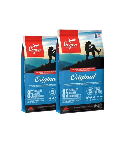 ORIJEN Original Dog 22,8 (2 x 11,4 kg)