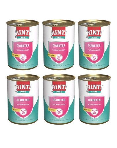 RINTI Canine Diabetes kuře 6x400 g kuře