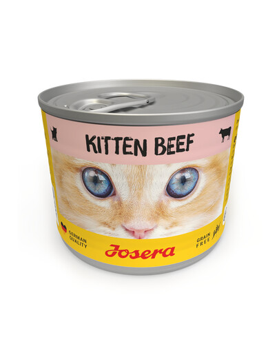 JOSERA mokré krmivo pro koťata s hovězím masem, konzerva 6 x 200 g
