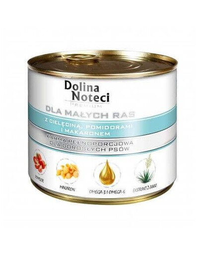 DOLINA NOTECI Premium 185g dla dorosłych psów małych ras