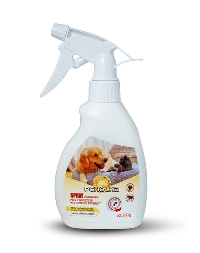 PCHEŁKA Spray proti blechám a klíčům v okolí zvířat 250 g