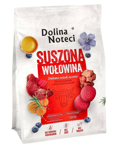 Premium Wołowina karma suszona dla psa 3 kg