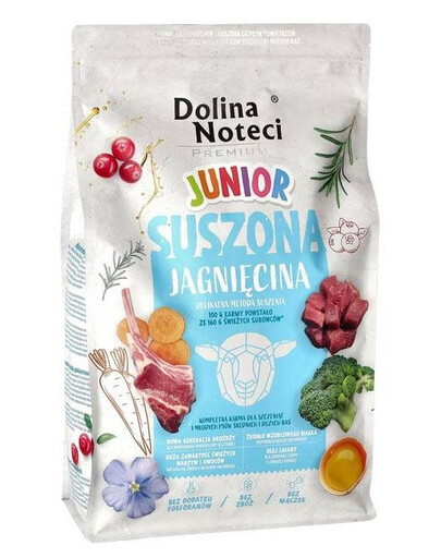 Premium Junior Jagnięcina karma suszona dla psa 4 kg
