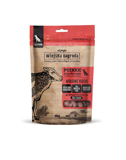 WIEJSKA ZAGRODA Hověží kousky 100 g