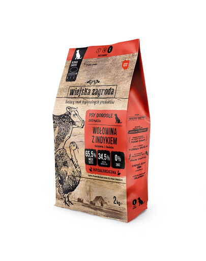 WIEJSKA ZAGRODA Hovězí a krůtí L 2 kg