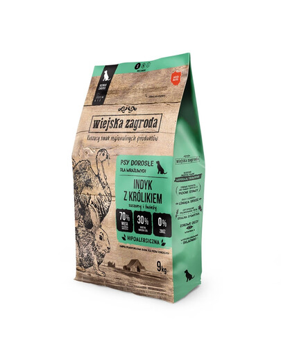 WIEJSKA ZAGRODA Krůta s králíkem S 9 kg