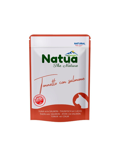 NATUA Natural Tuňák s lososem v želé pro kočky 70 g