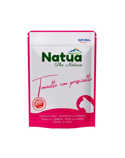 NATUA Natural Tuňák se šunkou v želé pro kočky 70 g