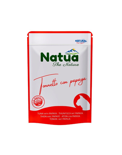 NATUA Natural Tuňák s papájou v želé pro kočky 70 g