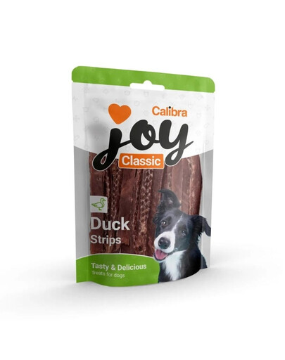 CALIBRA Dog Joy Classic Duck Strips 80 g