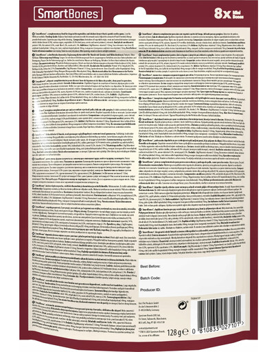 Chicken mini 8 szt. gryzak dla psów ras małych kurczak