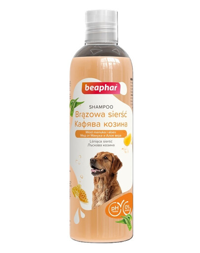 BEAPHAR Shampoo Brown Coat 250 ml šampon pro tmavou a černou srst pro psy