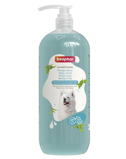 BEAPHAR šampon pro bílou srst 1 l šampon pro bílou a světlou srst psů