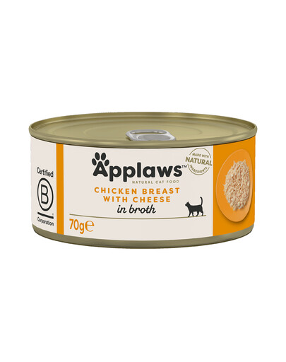 APPLAWS Cat Adult in Broth puszka w bulionie 70 g dla dorosłych kotów