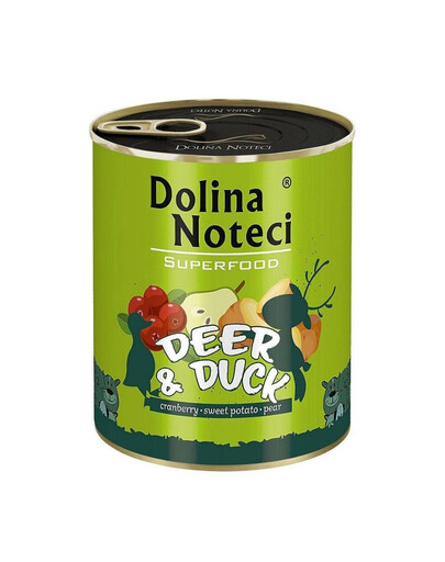 DOLINA NOTECI Premium SuperFood  800 g bezzbożowa puszka dla dorosłych psów