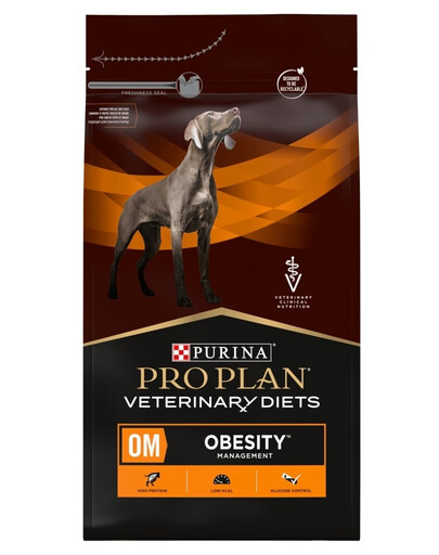 PURINA PRO PLAN Veterinary Diets Canine OM Obesity Management 3 kg pro psy na redukci nadváhy
