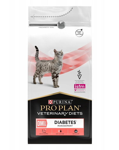 PURINA PRO PLAN Veterinary Diets Feline DM St/Ox Diabetes Management 1,5 kg suché krmivo pro kočky s cukrovkou
