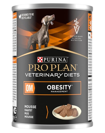 PURINA PRO PLAN Veterinary Diets Canine OM Obesity Management Mousse 400 g