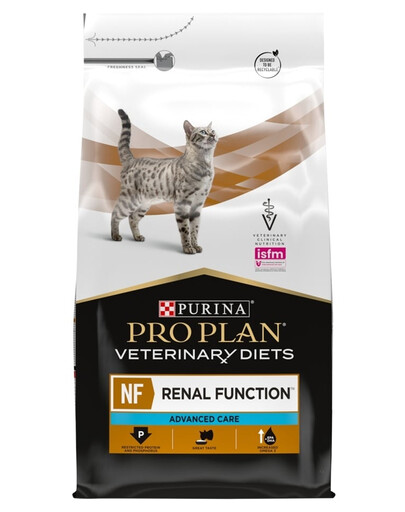 PURINA PRO PLAN Veterinary Diets Feline NF Renal Function Advanced Care 5 kg suché krmivo pro kočky s chronickým selháním ledvin