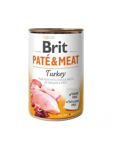 Pate&Meat turkey 400 g pasztet z indykiem dla psa