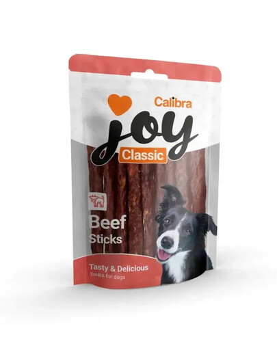 CALIBRA Dog Joy Classic Beef Sticks 250 g poloměkké hovězí tyčinky