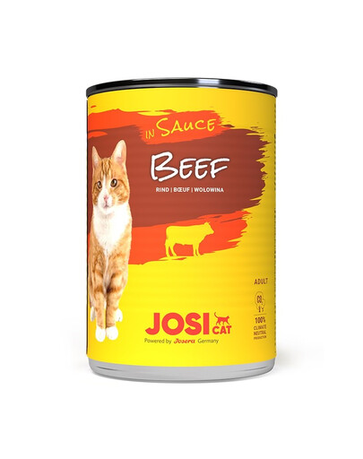 JOSERA JosiCat Hovězí v omáčce 6x415g pro dospělé kočky