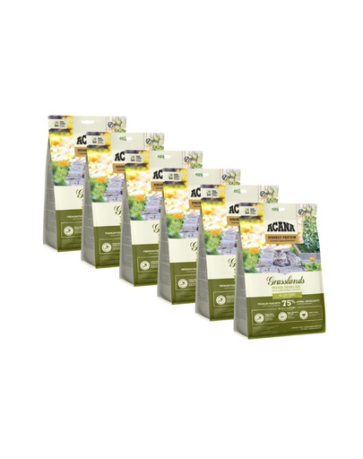 ACANA Grasslands Cat 6x340g granule pro kočky