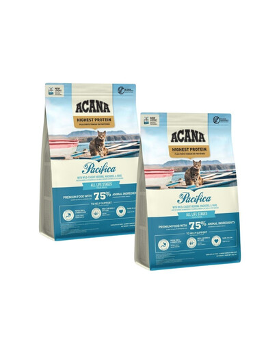 ACANA Pacifica Cat 2x1,8 kg krmivo pro dospělé kočky