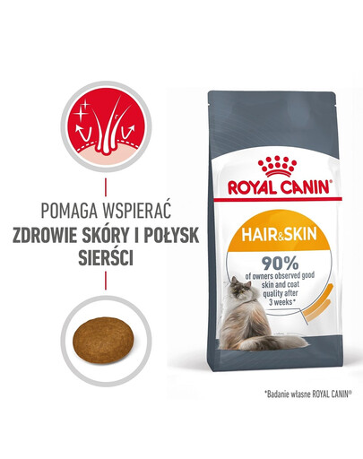 ROYAL CANIN Hair&Skin Care 4x2 kg suché krmivo pro dospělé kočky, lesklou srst a zdravou kůži