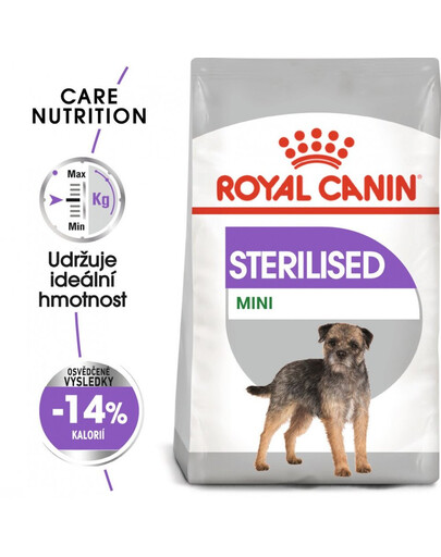 ROYAL CANIN CCN Mini Sterilised suché krmivo pro dospělé psy malých plemen, sterilované 2x1 kg