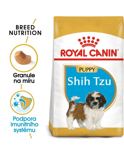 ROYAL CANIN Shih Tzu Puppy Junior suché krmivo pro štěňata do 10 měsíců věku, plemeno Shih Tzu 2x1,5 kg