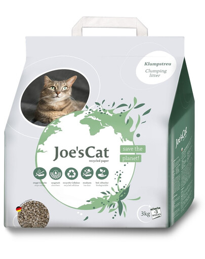 JRS Joe's Cat Ekologický hrudkující stelivo pro kočky 8L (3 kg)